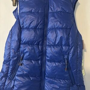 Tangerine Royal Blue Puffer Vest Size M
